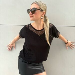 New Beaded Knit Top For Women NWT